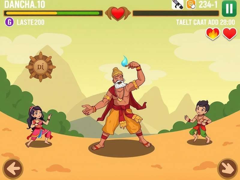 Giddha Groove Galore Gameplay Screenshot